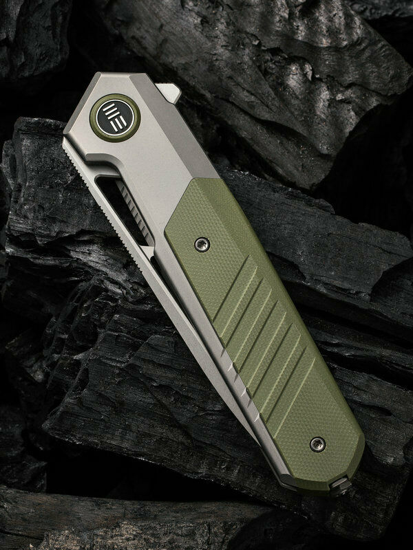 We Knife Co Arsenal Folding Knife 3.5" CPM 20CV Steel Blade Titanium / G10 Handle 200731 -We Knife Co - Survivor Hand Precision Knives & Outdoor Gear Store