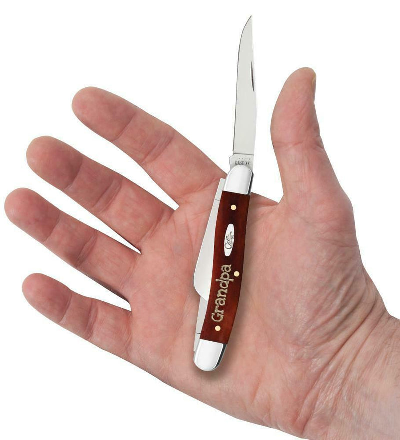 Case XX Grandpa Stockman Pocket Knife Stainless Steel Blades Smooth Bone Handle 10431 -Case Cutlery - Survivor Hand Precision Knives & Outdoor Gear Store