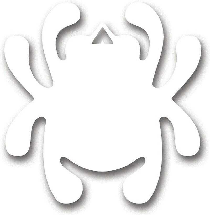 Spyderco Mirror Decal Bug Logo White With Translucent Background 3.25" x 3.25" STK1 -Spyderco - Survivor Hand Precision Knives & Outdoor Gear Store