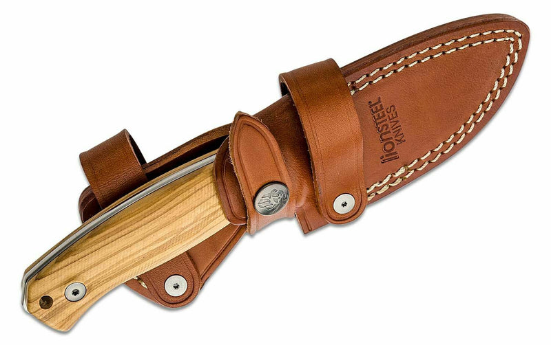 LionSTEEL M2M Hunter Fixed Knife 3.54" Bohler M390 Steel Blade Olive Wood Handle M2MUL -LionSTEEL - Survivor Hand Precision Knives & Outdoor Gear Store