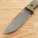 LionSTEEL M5 Fixed Knife 4.5" Sleipner Full Tang Blade Green Micarta Handle -LionSTEEL - Survivor Hand Precision Knives & Outdoor Gear Store