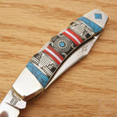 Rough Ryder Lockback Pocket Knife Stainless Steel Blade Stone/Southwest Handle 1747 -Rough Ryder - Survivor Hand Precision Knives & Outdoor Gear Store