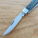 Roper Trapper Pocket Knife 1065 Carbon Steel Blade Green Jigged Bone Handle 0008CGB -Roper Knives - Survivor Hand Precision Knives & Outdoor Gear Store