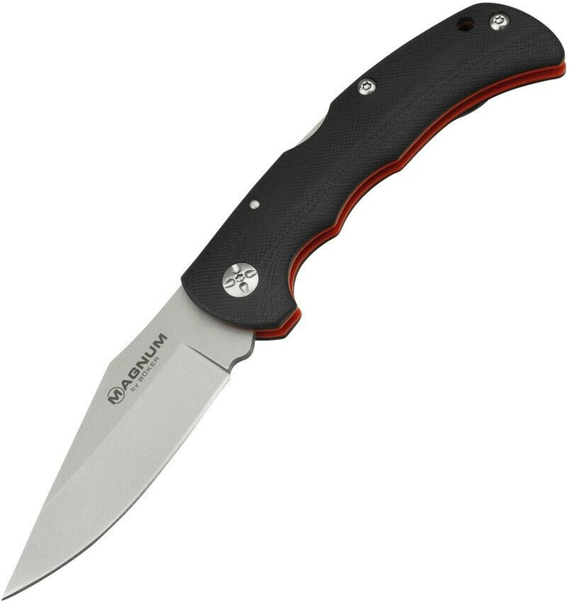 Boker Magnum Most Wanted Folding Knife 3.5" 440A Steel Blade Black G10 Handle 01SC078 -Boker Magnum - Survivor Hand Precision Knives & Outdoor Gear Store