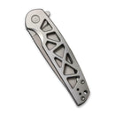 Civivi Perf Frame Folding Knife 3.13" Nitro V Steel Blade Gray Stainless Handle 20006A -Civivi - Survivor Hand Precision Knives & Outdoor Gear Store