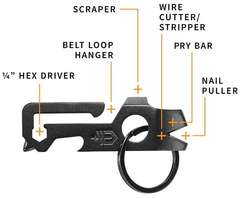 Gerber Mullet Multi Tool Dimensions: 3" x 0.75" 9 Tools Includes Black Color 1645 -Gerber - Survivor Hand Precision Knives & Outdoor Gear Store
