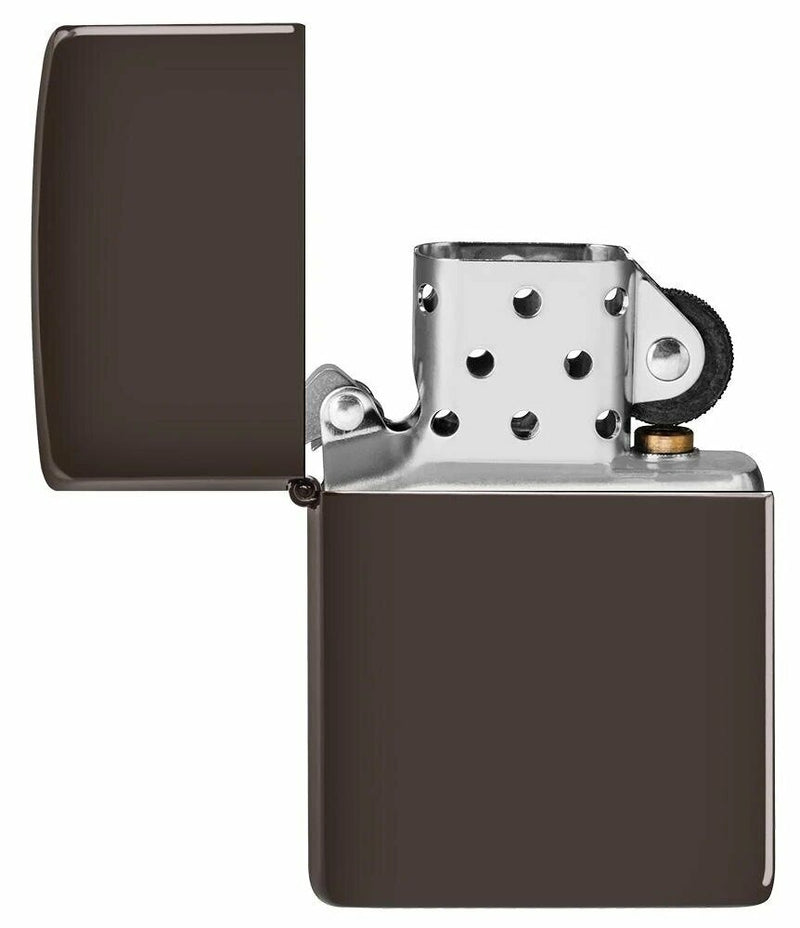 Zippo Classic Brown Lighter All Metal Construction Dimensions: 1.44" x 2.25" 14554 -Zippo - Survivor Hand Precision Knives & Outdoor Gear Store