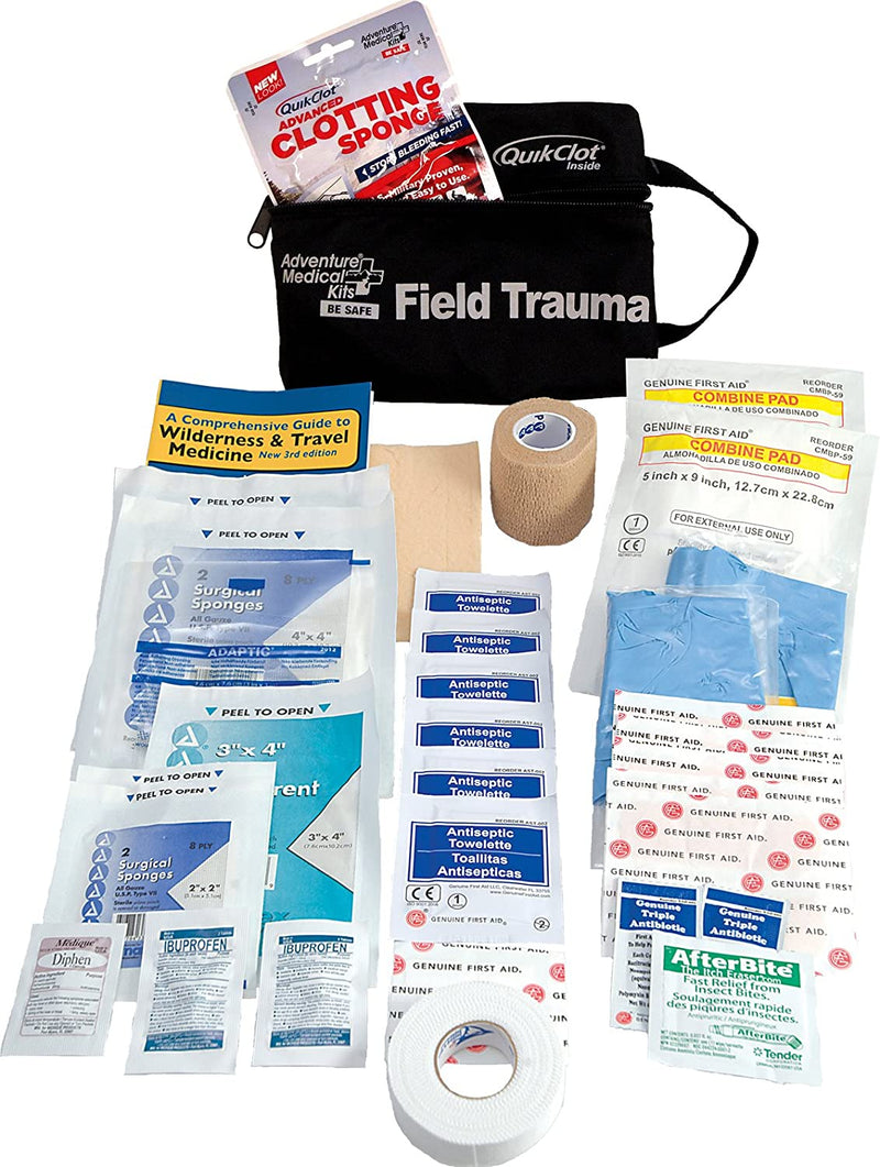 Adventure Medical Field Trauma With Quikclot Guide To Wilderness & Travel Medicine First Aid Kit AD0291 -Adventure Medical - Survivor Hand Precision Knives & Outdoor Gear Store