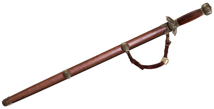 Cold Steel Gim Fixed Sword 30" 1060 Carbon Steel Blade Brown Redwood Handle 88G -Cold Steel - Survivor Hand Precision Knives & Outdoor Gear Store