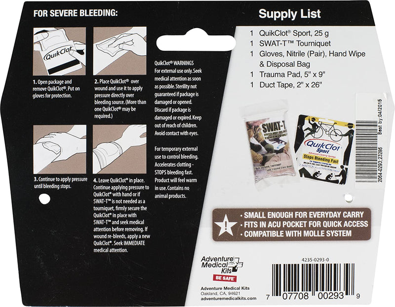 Adventure Medical Trauma Pak Pro Comes In Black Nylon MOLLE First Aid Kit AD0293 -Adventure Medical - Survivor Hand Precision Knives & Outdoor Gear Store