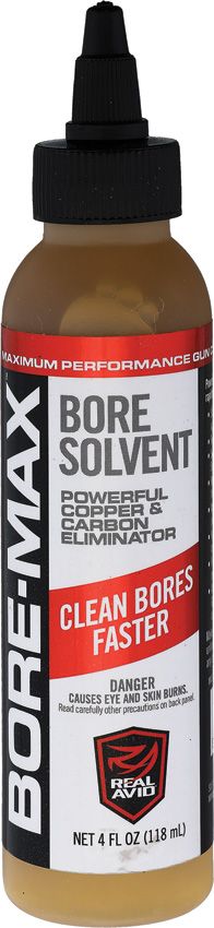 Real Avid Bore-Max Bore Solvent 4oz Powerful Copper And Carbon Eliminator Gun-Metal Grade MBS4L -Real Avid - Survivor Hand Precision Knives & Outdoor Gear Store