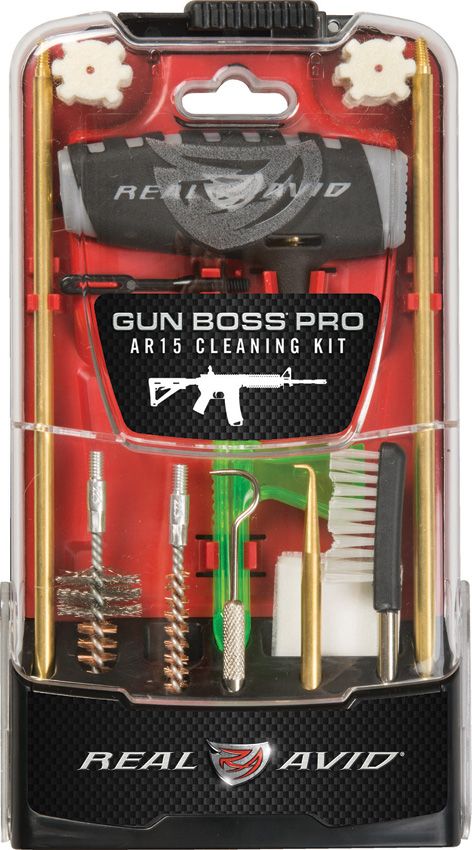 Real Avid Gun Boss Pro AR15 Cleaning Kit Impact Resistant Polycarbonate Case With Kick Stand Feature And Tools BPROAR15 -Real Avid - Survivor Hand Precision Knives & Outdoor Gear Store