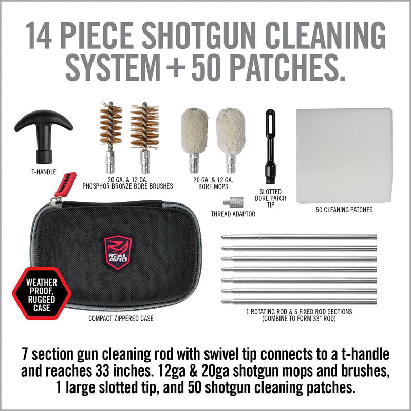 Real Avid Gun Boss Shotgun Cleaning Kit With Different Tools And Compact Zippered Weather-Proof Storage Case CK310S -Real Avid - Survivor Hand Precision Knives & Outdoor Gear Store