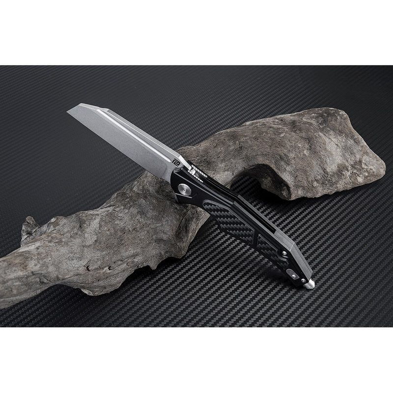 Artisan Cutlery Apache Folding Knife 3.5" D2 Blade Carbon Fiber/Aluminum Black 1813PBCF -Artisan Cutlery - Survivor Hand Precision Knives & Outdoor Gear Store