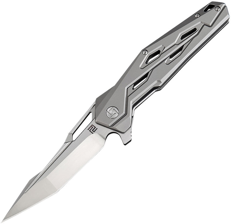 Artisan Cutlery Interceptor Folding Knife 3.75" S35VN Steel Blade Titanium Handle 1812GGYS -Artisan Cutlery - Survivor Hand Precision Knives & Outdoor Gear Store