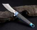 Artisan Cutlery Cutlass Framelock Folding Knife 3" D2 Tool Steel Blade Titanium/Carbon Fiber Handle 1830GBUS -Artisan Cutlery - Survivor Hand Precision Knives & Outdoor Gear Store