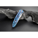 Artisan Cutlery Dragonfly Folding Knife S35VN Steel Blade Blue Titanium Handle 1801GBUS -Artisan Cutlery - Survivor Hand Precision Knives & Outdoor Gear Store