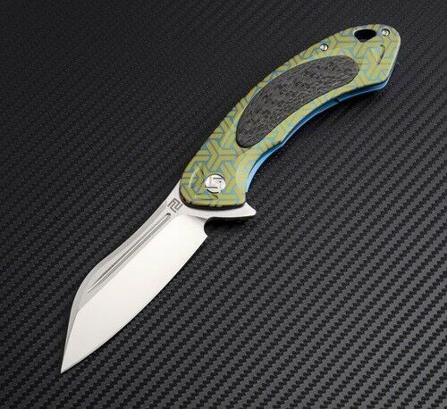 Artisan Cutlery Immortal Framelock Folding Knife 3.63" S35VN Steel Blade Titanium Handle 1818GBU02 -Artisan Cutlery - Survivor Hand Precision Knives & Outdoor Gear Store