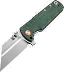 Artisan Cutlery Proponent Framelock Folding Knife 4" D2 Tool Steel Blade Green G10 Handle 1820PGNF -Artisan Cutlery - Survivor Hand Precision Knives & Outdoor Gear Store