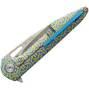 Artisan Cutlery Small Archaeo Folding Knife 3" M390 Steel Blade Titanium/Carbon Fiber Handle 1821GSBU02 -Artisan Cutlery - Survivor Hand Precision Knives & Outdoor Gear Store