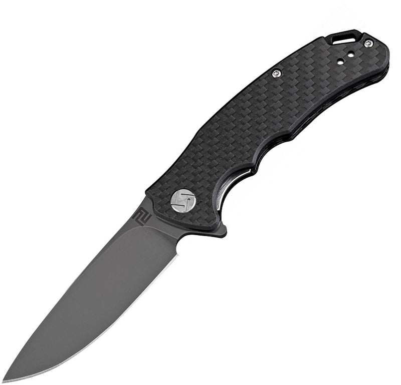 Artisan Cutlery Small Tradition Folding Knife 3" D2 Tool Steel Blade Carbon Fiber Handle 1702PSBCF -Artisan Cutlery - Survivor Hand Precision Knives & Outdoor Gear Store