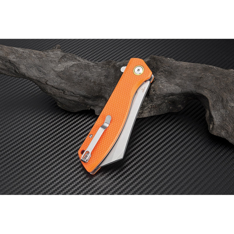 Artisan Cutlery Tomahawk Folding Knife 2.99" D2 Steel Blade G10 Orange Handle 1815POEF -Artisan Cutlery - Survivor Hand Precision Knives & Outdoor Gear Store