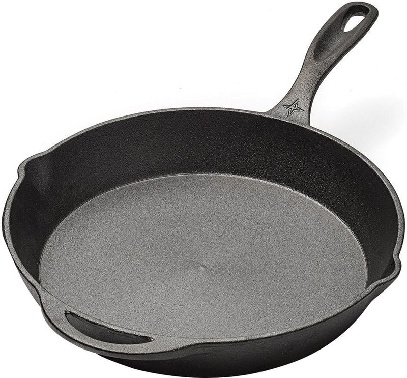 Barebones Living Cast Iron Skillet 12" Ergonomic Heat-Dispersing Ergonomic Grip RE303 -Barebones Living - Survivor Hand Precision Knives & Outdoor Gear Store