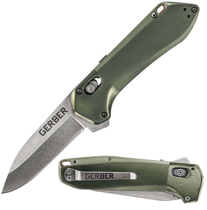 Gerber Highbrow Lock Folding Knife 2.88" 7Cr17MoV Steel Blade Aluminum Handle 1642 -Gerber - Survivor Hand Precision Knives & Outdoor Gear Store