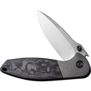 We Knife Co Nitro Mini Framelock Folding Knife 3.13" CPM-20CV Steel Drop Point Blade Marbled Carbon Fiber Handle 220151 -We Knife Co - Survivor Hand Precision Knives & Outdoor Gear Store