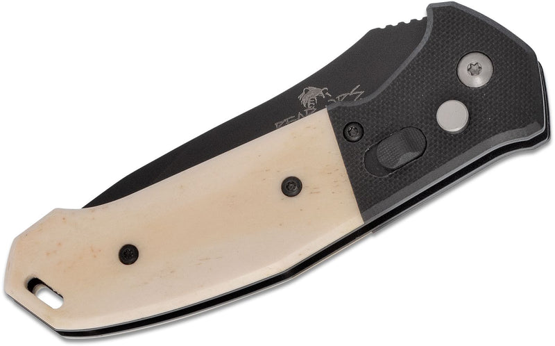 Bear & Son Bold Action V Folding Automatic Knife 3.13" 14C28N Sandvik Steel Blade G10 Handle AC500WSB6B -Bear & Son - Survivor Hand Precision Knives & Outdoor Gear Store