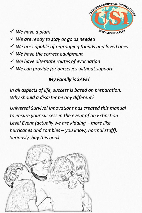 The Prior Preparation Planner Book Multi-Purpose Disaster Guide Color Photos 334 -Books - Survivor Hand Precision Knives & Outdoor Gear Store