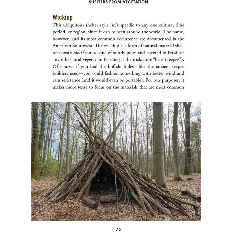 Guide to Survival Shelters Book Build Shelters Out Of Snow Traps Vegetation 460 -Books - Survivor Hand Precision Knives & Outdoor Gear Store