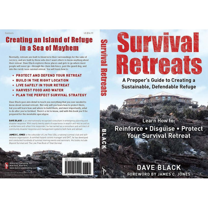 Survival Retreats Book Strategy Harvesting Reinforce Disguise Protect A Retreat 461 -Books - Survivor Hand Precision Knives & Outdoor Gear Store