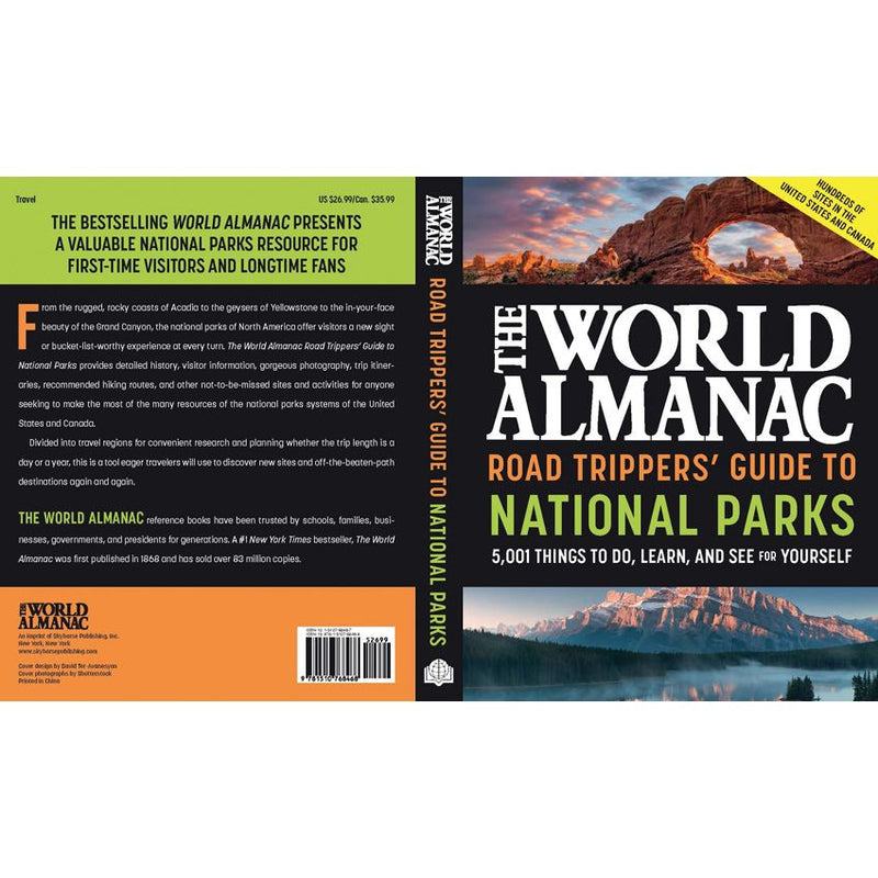 Almanac To National Parks Book 100+ Sites USA Canada Discovery Easy Researching 462 -Books - Survivor Hand Precision Knives & Outdoor Gear Store