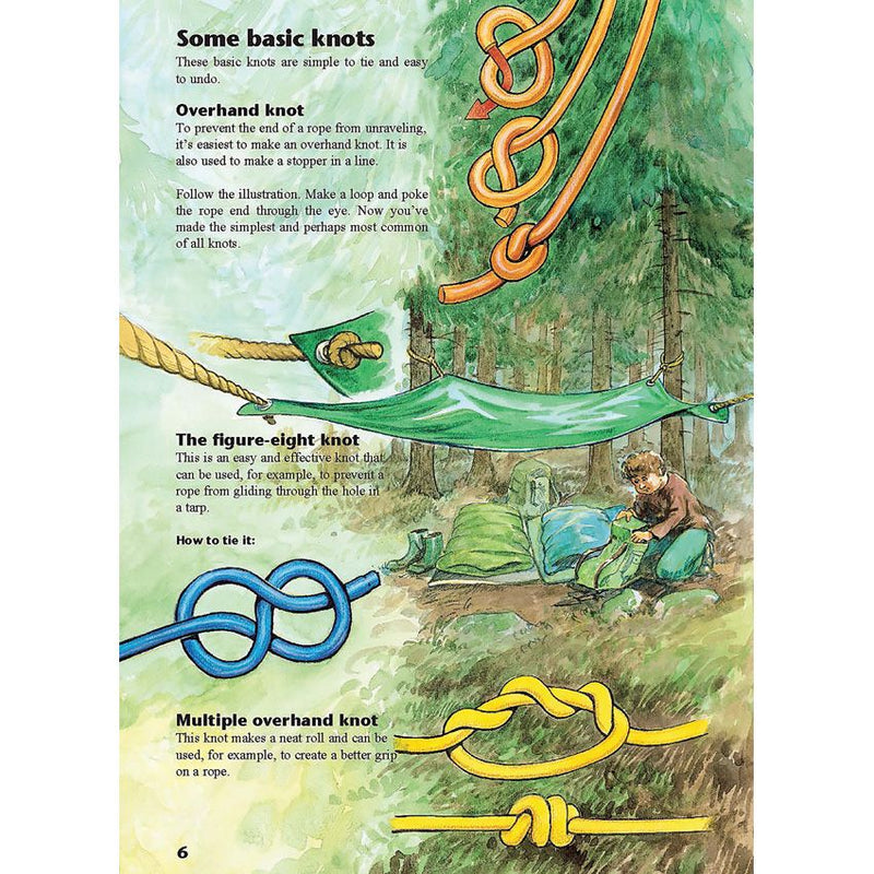 My First Book Of Knots A Beginner's Picture Guide 48 Pages Ages 6+ Grades 1 - 5 466 -Books - Survivor Hand Precision Knives & Outdoor Gear Store