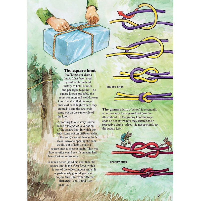 My First Book Of Knots A Beginner's Picture Guide 48 Pages Ages 6+ Grades 1 - 5 466 -Books - Survivor Hand Precision Knives & Outdoor Gear Store