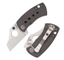 Spyderco McBee Folding Knife 1.5" CTS-XHP Steel Blade Matte Titanium Handle C236TIP -Spyderco - Survivor Hand Precision Knives & Outdoor Gear Store