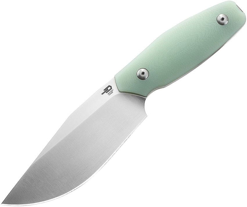 Bestech Knives Lignum Artis Fixed Knife 4.75" AUS-8 Steel Full Tang Blade Jade G10 Handle F03C -Bestech Knives - Survivor Hand Precision Knives & Outdoor Gear Store