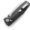 Bestech Knives Slasher Axis Lock Folding Knife 2.88" D2 Tool Steel Blade Black Canvas Micarta Handle G43A1 -Bestech Knives - Survivor Hand Precision Knives & Outdoor Gear Store