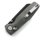 Bestech Knives Slasher Axis Folding Knife 2.88" D2 Tool Steel Blade Green Micarta Handle KG43B2 -Bestech Knives - Survivor Hand Precision Knives & Outdoor Gear Store