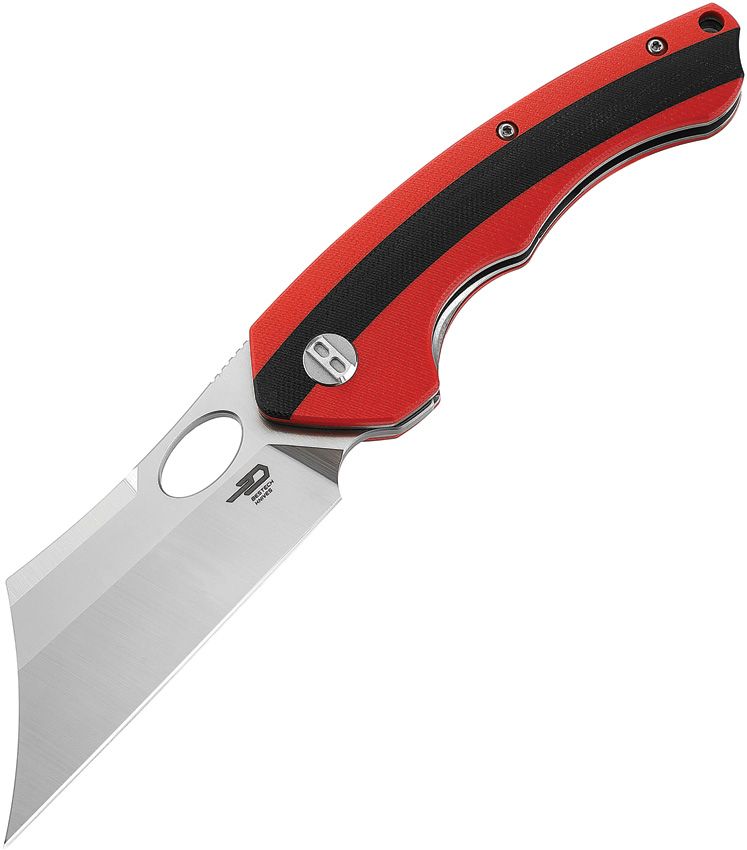 Bestech Knives Skirmish Liner Folding Knife 3.5" D2 Tool Steel Blade Black/Red G10 Handle KG44C -Bestech Knives - Survivor Hand Precision Knives & Outdoor Gear Store