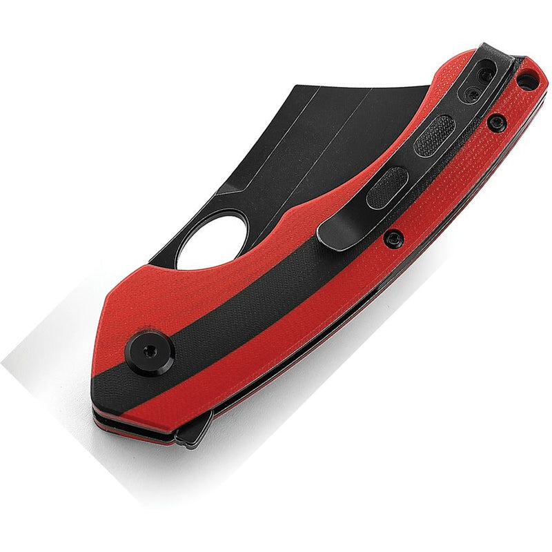 Bestech Knives Skirmish Liner Folding Knife 3.5" D2 Tool Steel Blade Black/Red G10 Handle KG44D -Bestech Knives - Survivor Hand Precision Knives & Outdoor Gear Store