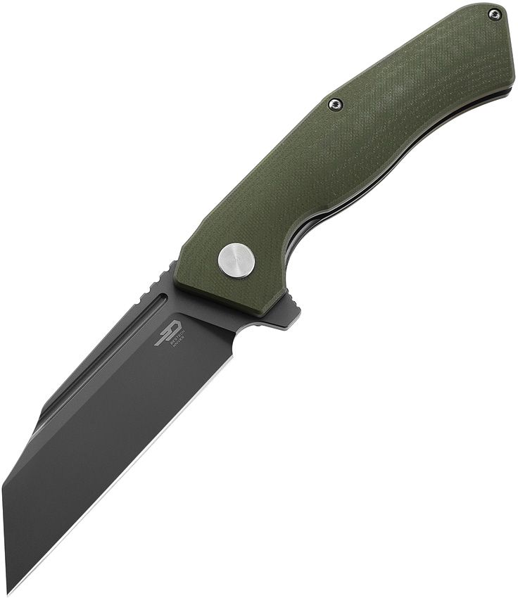 Bestech Knives Rockface Folding Knife 3.75" D2 Tool Steel Blade OD Green G10 Handle KG46H -Bestech Knives - Survivor Hand Precision Knives & Outdoor Gear Store