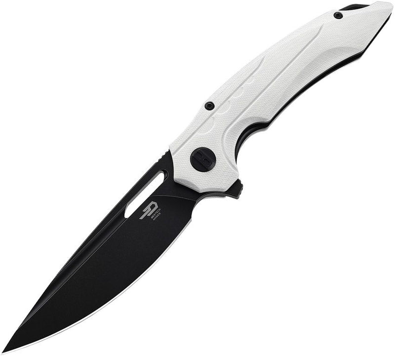 Bestech Knives Ornetta Liner Folding Knife 3.5" Bohler N690 Steel Blade White G10 Handle KG50E -Bestech Knives - Survivor Hand Precision Knives & Outdoor Gear Store