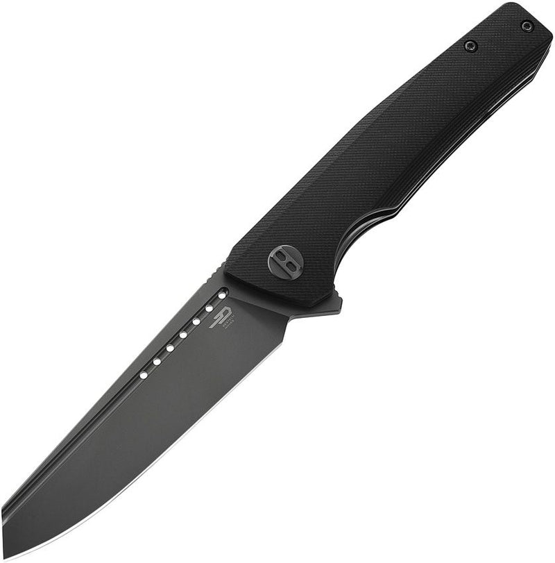 Bestech Knives Slyther Liner Folding Knife 3.63" 14C28N Sandvik Steel Blade Black G10 Handle G51A2 -Bestech Knives - Survivor Hand Precision Knives & Outdoor Gear Store