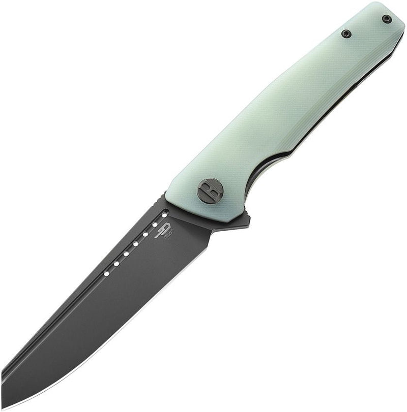 Bestech Knives Slyther Linerlock Folding Knife 3.63" 14C28N Sandvik Steel Blade Jade G10 Handle G51B3 -Bestech Knives - Survivor Hand Precision Knives & Outdoor Gear Store