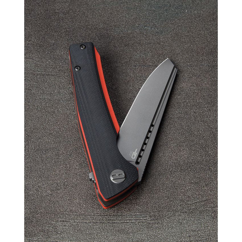 Bestech Knives Slyther Liner Folding Knife 3.63" 14C28N Sandvik Steel Blade Black And Red G10 Handle G51C -Bestech Knives - Survivor Hand Precision Knives & Outdoor Gear Store