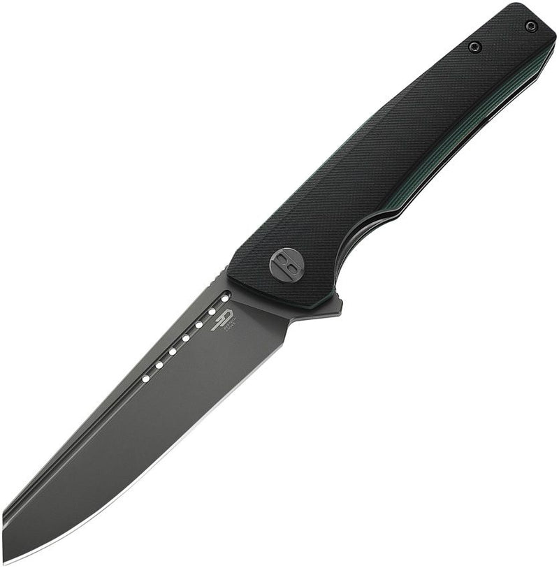 Bestech Knives Slyther Liner Folding Knife 3.63" 14C28N Sandvik Steel Blade Black And Green G10 Handle G51D -Bestech Knives - Survivor Hand Precision Knives & Outdoor Gear Store