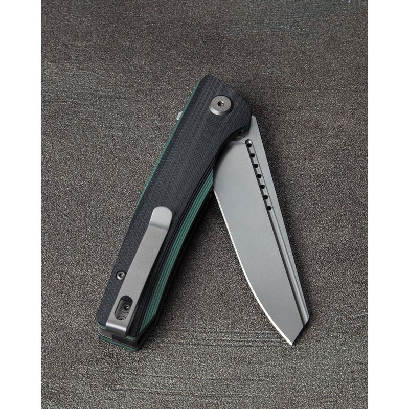 Bestech Knives Slyther Liner Folding Knife 3.63" 14C28N Sandvik Steel Blade Black And Green G10 Handle G51D -Bestech Knives - Survivor Hand Precision Knives & Outdoor Gear Store