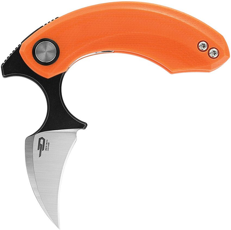 Bestech Knives Strelit Linerlock Folding Knife 1.5" 14C28N Sandvik Steel Blade Orange G10 Handle G52C2 -Bestech Knives - Survivor Hand Precision Knives & Outdoor Gear Store